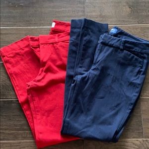 Old Navy pixie pants, lot of 2. Size 8.
